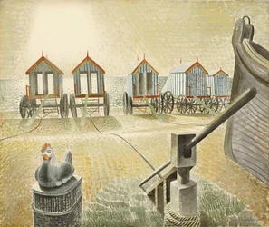 Macchine da bagno di Aldeburgh, 1938