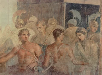 Achille restituisce Briseide ad Agamennone