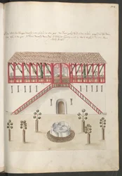 Edifici di Costantinopoli, corte del palazzo, ala centrale