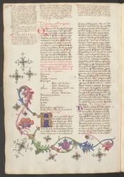 Pagina intera: testo, iniziale e viti