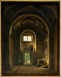 Interno di una cappella della chiesa dei Feuillants a Parigi ...