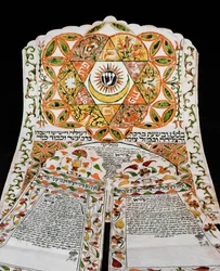 Ketubah, contratto di matrimonio ebraico, dall