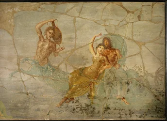 Nettuno e Anfitrite, a cavallo della coda di un tritone