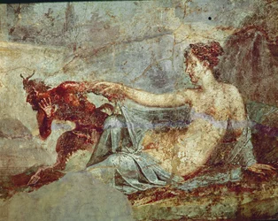 Pan in fuga da un ermafrodito