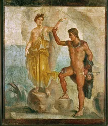 Perseo libera Andromeda