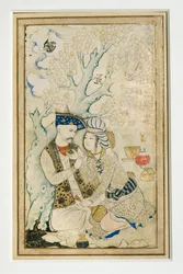Ritratto dello scià Abbas I, Isfahan, Iran ...