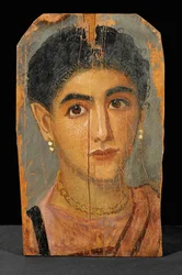 Ritratto di giovane donna dal cimitero del Fayum ...