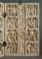 Scene della passione di Cristo e della vita di Santa Maria ...