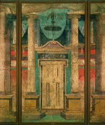 Decorazione scenica, porta d