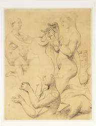 Studio per le donne del Bain Turc, il bagno turco ...