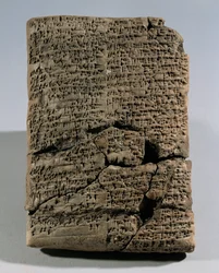 Tavoletta con scrittura cuneiforme ...