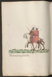 Il serraglio della sultana, eunuchi neri a cavallo ...