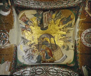 La giovane Vergine viene condotta al Tempio dai suoi genitori ...