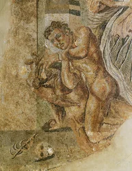 Teseo combatte il minotauro. Da Formia