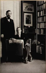 Ritratto di Igor Stravinskij e Claude Debussy all
