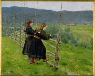 In pianura. 1883 (dipinto su tela)