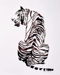 Maestosa tigre striata