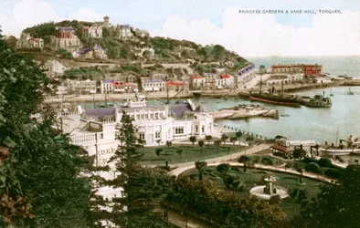 Princess Gardens e Vane Hill, Torquay, Devon, inizio XX secolo
