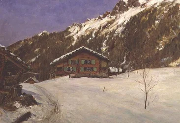 Chalet nella neve