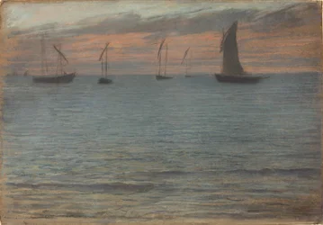 Un Paesaggio Marino al Tramonto