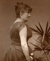 Miss Edith Woodworth, attrice britannica, 1888