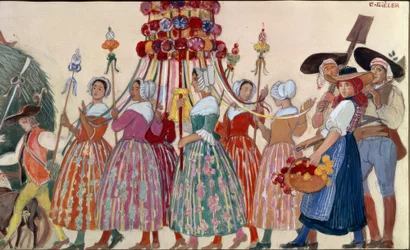 Processione, Il carro del fieno