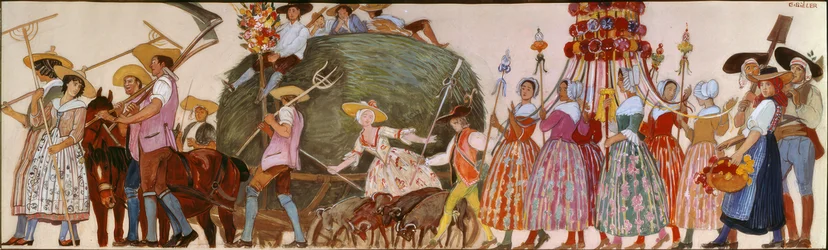 Processione, Il carro del fieno