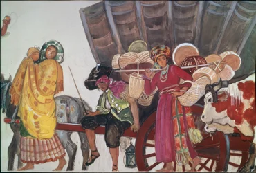 Corteo, rom e contadini