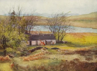 Il cottage del guardiano a Loch Wee