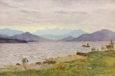 Il lago da Kinloch-Rannoch