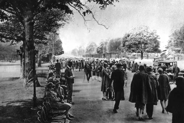 Avenue Foch che conduce dall