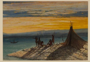 Paesaggio preistorico, 1869
