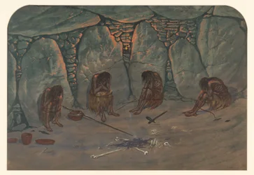 Scena preistorica, 1871