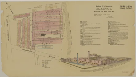 Frankford Ave. e Wheatsheaf Lane, Hexamer General Surveys, 1895