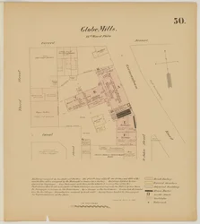Girard Ave, Germantown Rd, 3rd St e Canal Street, Hexamer General Surveys, 1867