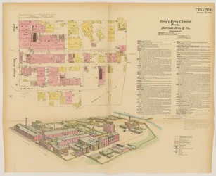 Grays Ferry Chemical Works, Grays Ferry Rd. (lato nord) tra Thirty-fourth St. e Thirty-sixth St., Hexamer General Surveys, 1888