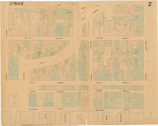 Mappe della città di Filadelfia, volume 1, tavola 2, 1860