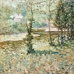 Scena di campagna, inverno, 1910