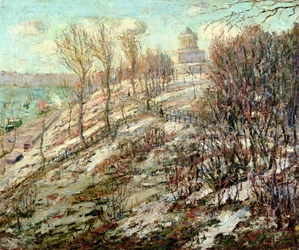 Tomba di Grant, monumento nazionale di New York, inverno