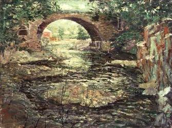 Vecchio ponte di pietra