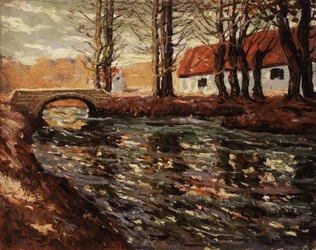 Paesaggio fluviale, c.1920