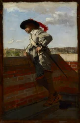 Su una terrazza