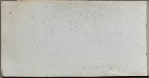 Taccuino, pagina 02: Studi di gambe