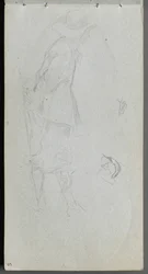 Taccuino, pagina 05: Studio di figura