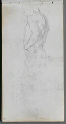 Taccuino, pagina 51: Studio di Figura