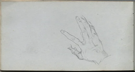 Taccuino, pagina 68: Studio di una mano