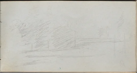 Taccuino, pagina 78: Studio di paesaggio