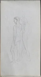 Taccuino, pagina 92: Due nudi