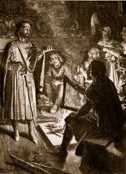 Re Canuto e il poeta, illustrazione da 