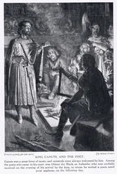 Re Canuto e il poeta, anni 